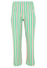 Trousers wide leg STRIPY - green - #3