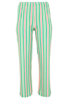 Trousers wide leg STRIPY - green - #3