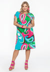 Dress shoulder strings BATIK - green