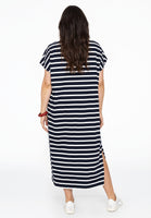 Dress collar slits BRETON - blue - #3