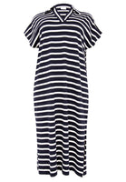 Dress collar slits BRETON - blue - #4