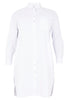 Blouse-dress POPLIN STRETCH - white  - #4