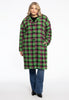 Coat boucle CHECK - green - #5