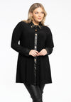 Blouse met studs dolce - Zwart