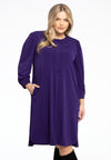 Dress Puff Sleeve DOLCE - purple
