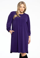 Dress Puff Sleeve DOLCE - purple  - #1