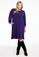 Dress Puff Sleeve DOLCE - purple  - #2