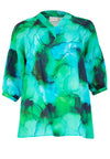 Tunic V-neck ACQUA - green - #4