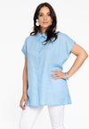 Blouse sleeveless - light blue