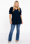 Tuniek flare wave lace - blauw