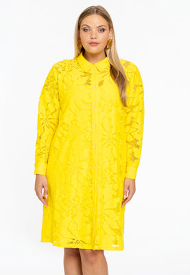 Dress collar lace - yellow - #1