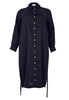 Blouse dress LINEN - blue - #4