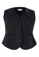 Gilet PINSTRIPE - black  - #4