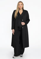 Blazer long PINSTRIPE - black - #1