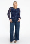 Shirt denim mousse - blauw