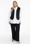 Trousers waistband PINSTRIPE - black