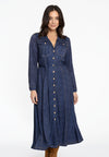 Dress long DENIM DOLCE - blue