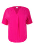 Tunic pleat LINEN MIX - pink - #4