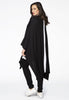 Poncho knitted - black  - #3