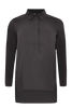 Blouse buttoned side slits - black  - #4