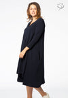 Dress pointy ORGANIC COTTON - blue