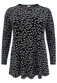 Tunic flare VENCE - black - #1