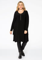 Tunic zipper neckline DOLCE - black  - #2