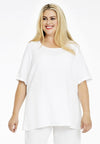 Tunic flare LINEN - white 