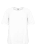 Tunic flare LINEN - white  - #4