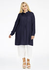 Blouse-dress LINEN - blue - #1