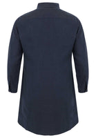 Blouse-dress LINEN - blue - #5