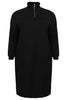 Sweater dress - black  - #4