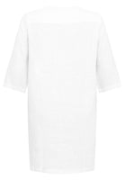 Tunic pintucks LINEN - white  - #5