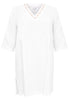 Tunic pintucks LINEN - white  - #4