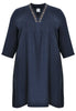 Tunic pintucks LINEN - blue - #4