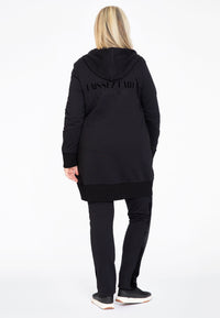 Hooded cardigan Laissez Faire - black - #3