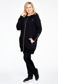 Hooded cardigan Laissez Faire - black - #2