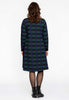 Dress zipper TARTAN - green  - #3