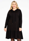 Sweater-dress Queen ORGANIC - black 