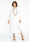 Blouse long 3/4 sleeves LINEN - white - #2