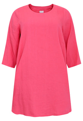 Tunic LINEN - pink - #4