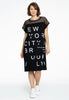 Dress mesh shoulders NYC - black  - #2