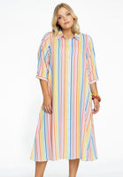 Blouse-dress RAINBOW - white  - #1