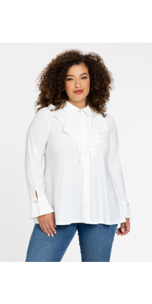 Yoek | Blouse volant DOLCE